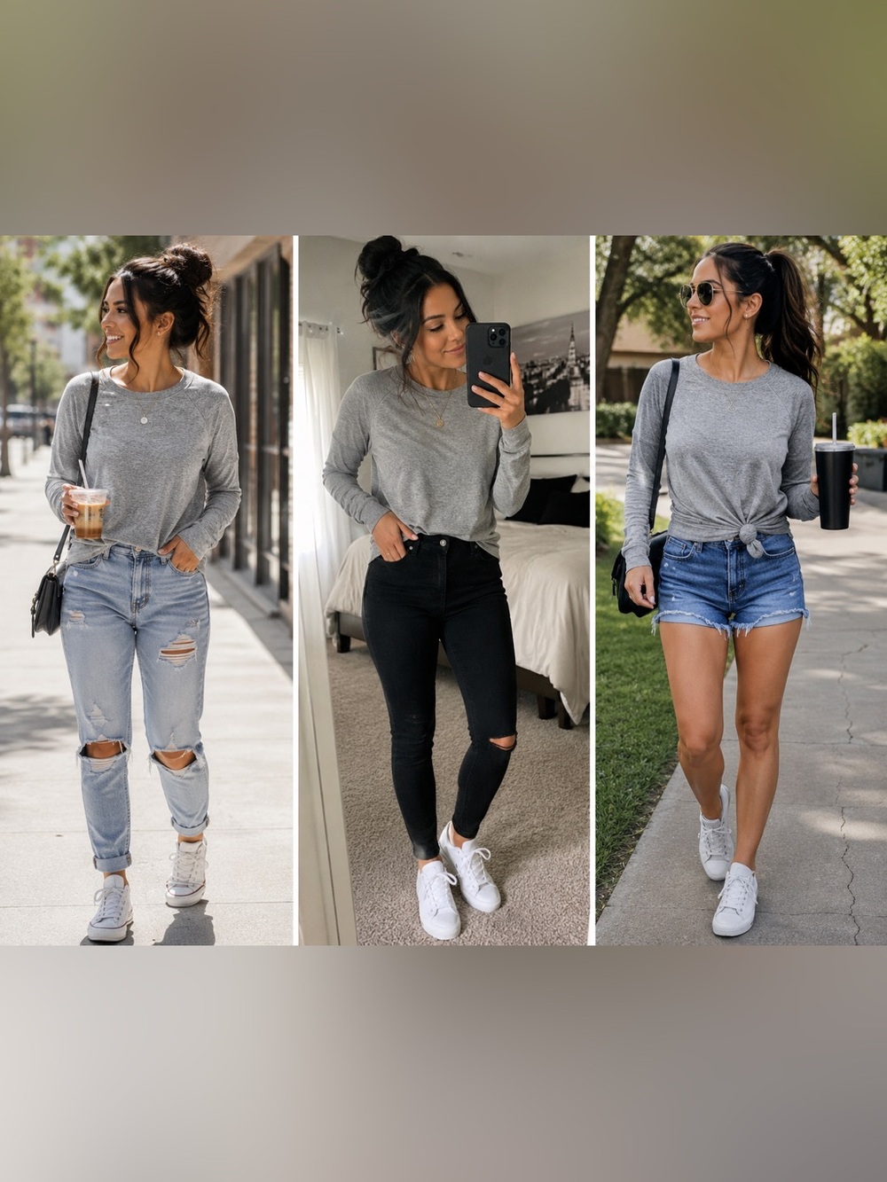 Target Heather Gray Long Sleeve Tee | Soft Everyday Basic